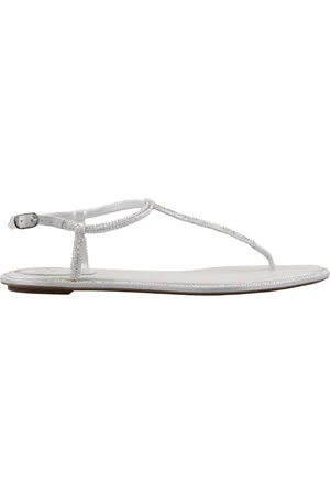 RENE CAOVILLA Dames, Schoenen, Wit, Maat: 40 EU Leer