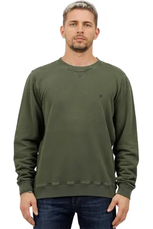 Dondup Heren, Sweatshirts & Hoodies, Groen, Maat: XL Katoen