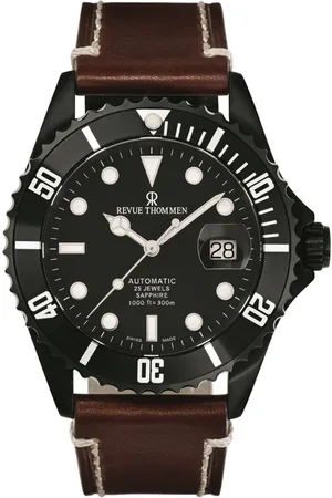 Revue Thommen Heren, Accessoires, Zwart, Maat: ONE Size