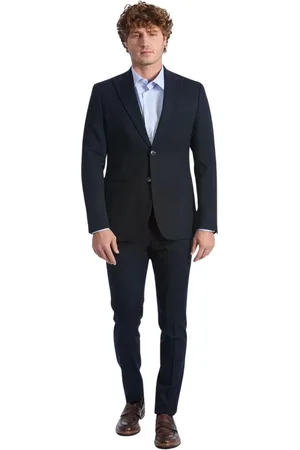 BALDININI Heren, Pakken, Blauw, Maat: M Wol