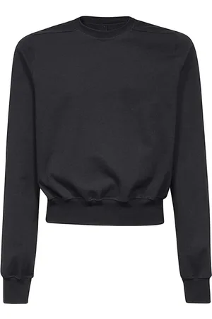 Rick Owens Heren, Sweatshirts & Hoodies, Zwart, Maat: 2XL Katoen