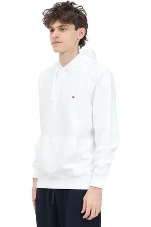 Tommy Hilfiger Heren, Sweatshirts & Hoodies, Wit, Maat: XL Katoen
