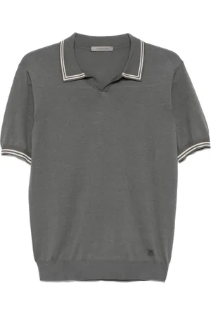 corneliani Heren, Tops, Grijs, Maat: XL Katoen