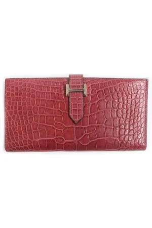Hermès Dames, Pre-owned, Rood, Maat: ONE Size Leer