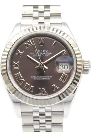 Rolex Dames, Pre-owned, Wit, Maat: ONE Size