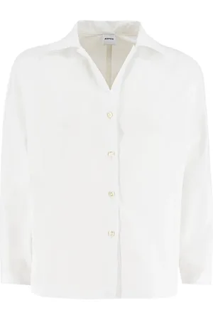 Aspesi Dames, Blouses & Shirts, Wit, Maat: 2XS Katoen