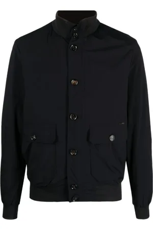MOORER Heren, Jassen, Blauw, Maat: XL