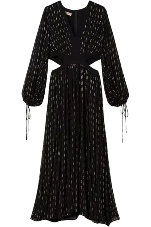 Twin-Set Dames, Jurken, Zwart, Maat: M Viscose