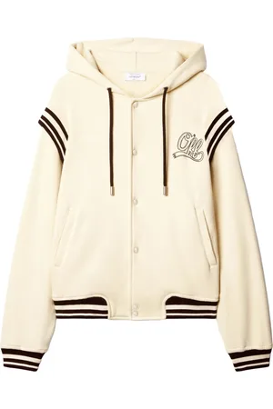 OFF-WHITE Heren, Sweatshirts & Hoodies, Geel, Maat: L Fleece
