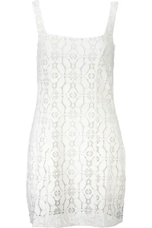 Desigual Dames, Jurken, Wit, Maat: M Poliester