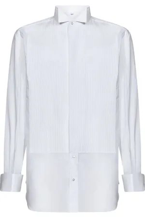BRIONI Heren, Overhemden, Wit, Maat: 3XL Katoen