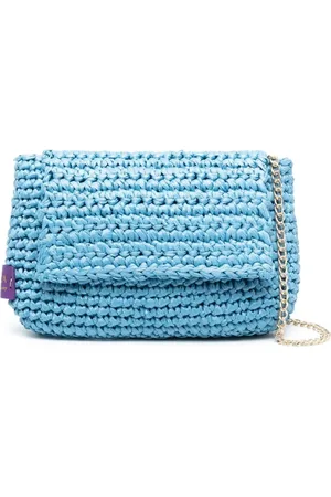 Chica London Dames, Tassen, Blauw, Maat: ONE Size Denim
