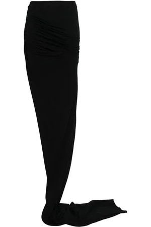 Rick Owens Dames, Rokken, Zwart, Maat: S Katoen