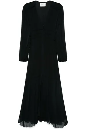 Isabel Marant Dames, Jurken, Zwart, Maat: XS Viscose
