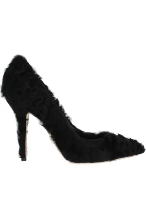 Dolce & Gabbana Dames, Schoenen, Zwart, Maat: 40 EU Leer