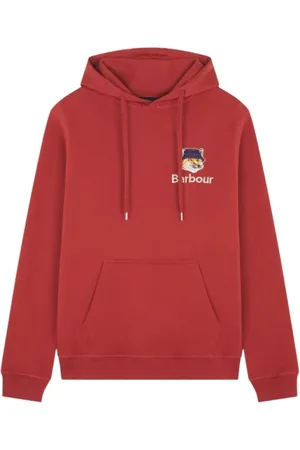 Barbour Heren, Sweatshirts & Hoodies, Rood, Maat: M Katoen