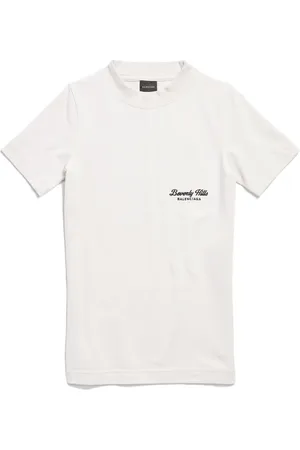 Balenciaga Dames, Tops, Wit, Maat: 2XS Katoen