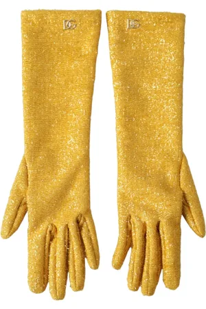 Dolce & Gabbana Dames, Accessoires, Geel, Maat: 7 1/2 IN
