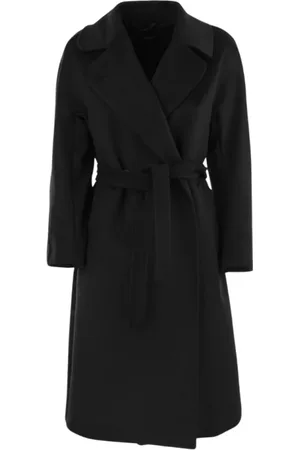 Max Mara Dames, Mantels, Zwart, Maat: 3XS Wol