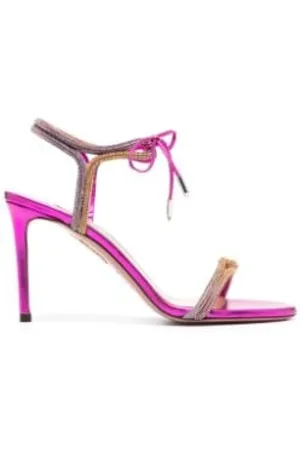 Aquazzura Dames, Schoenen, Roze, Maat: 38 1/2 EU Leer