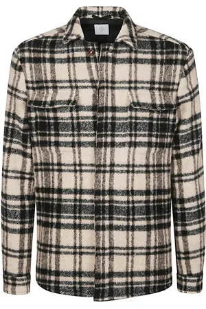 ELEVENTY Heren, Jassen, Veelkleurig, Maat: 2XL Wol
