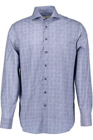 john miller Heren, Overhemden, Blauw, Maat: 5XL