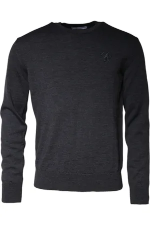 Dolce & Gabbana Heren, Sweatshirts & Hoodies, Grijs, Maat: S Wol