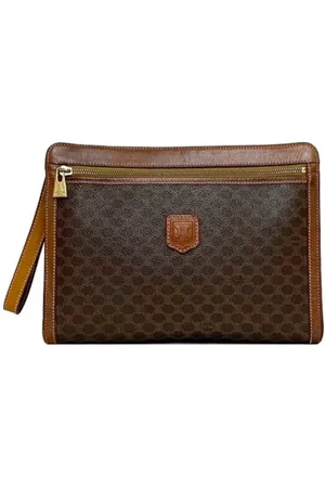 Céline Dames, Pre-owned, Bruin, Maat: ONE Size Leer
