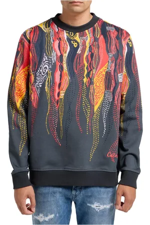 Carlo Colucci Heren, Sweatshirts & Hoodies, Veelkleurig, Maat: 2XL Katoen