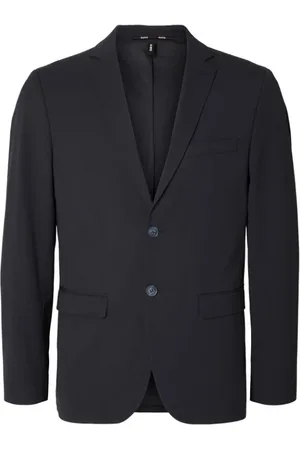 SELECTED Heren, Jassen, Blauw, Maat: L