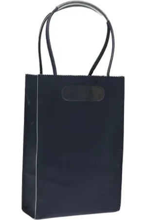 CHANEL Dames, Pre-owned, Blauw, Maat: ONE Size Leer