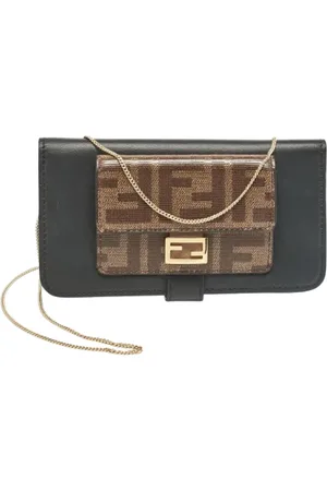 Fendi Dames, Pre-owned, Veelkleurig, Maat: ONE Size Leer
