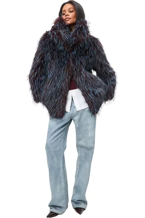 CESARE GASPARI Dames, Jassen, Blauw, Maat: M Acryl