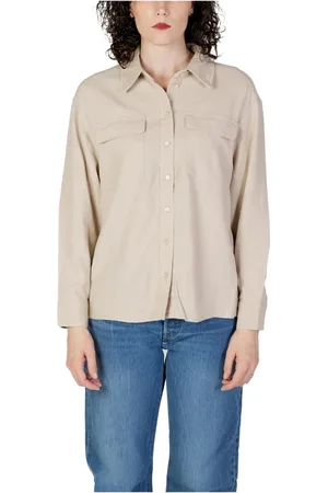 ONLY Dames, Blouses & Shirts, , Maat: M Linnen