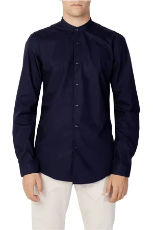 Antony Morato Heren, Overhemden, Blauw, Maat: 3XL Katoen