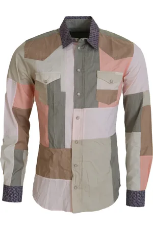 Dolce & Gabbana Heren, Overhemden, Veelkleurig, Maat: XS Katoen