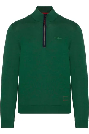Aeronautica Militare Heren, Blouses & Shirts, Groen, Maat: 3XL Katoen