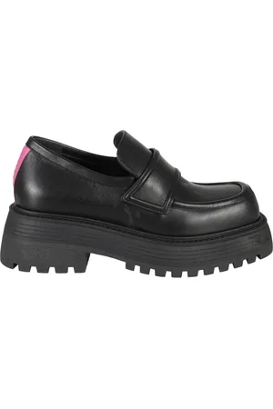 3Juin Dames, Schoenen, Zwart, Maat: 39 EU Leer