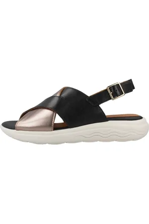 Geox Dames, Schoenen, Zwart, Maat: 39 EU Leer