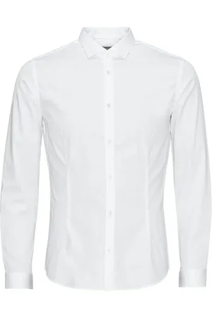 JACK & JONES Heren, Overhemden, Wit, Maat: 2XL