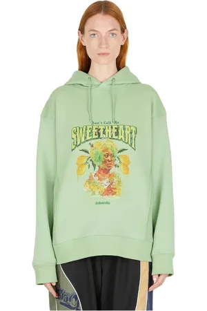 Ahluwalia Dames, Sweatshirts & Hoodies, Groen, Maat: XS Katoen