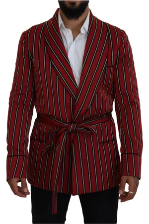 Dolce & Gabbana Heren, Jassen, Rood, Maat: M Zijde