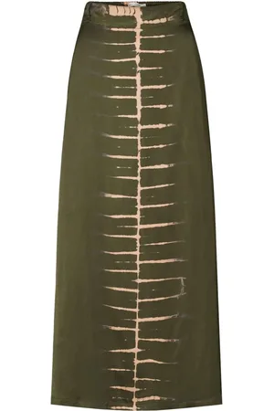 Rabens Saloner Dames, Rokken, Groen, Maat: XL Viscose
