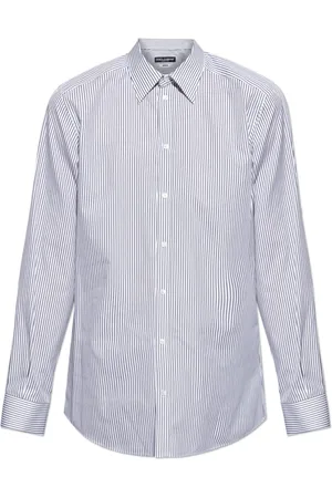 Dolce & Gabbana Heren, Overhemden, Wit, Maat: L Katoen
