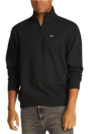 Tommy Hilfiger Heren, Sweatshirts & Hoodies, Zwart, Maat: M Katoen