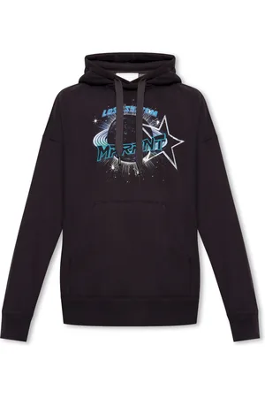 Isabel Marant Heren, Sweatshirts & Hoodies, Zwart, Maat: L Katoen