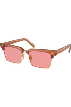 Miu Miu Unisex, Accessoires, Bruin, Maat: 54 MM