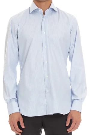 BARBA Heren, Overhemden, Wit, Maat: XL Katoen