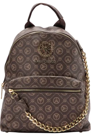 Carlo Colucci Unisex, Tassen, Bruin, Maat: ONE Size