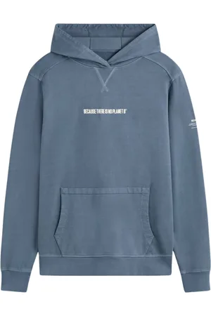ECOALF Heren, Sweatshirts & Hoodies, Blauw, Maat: S Katoen